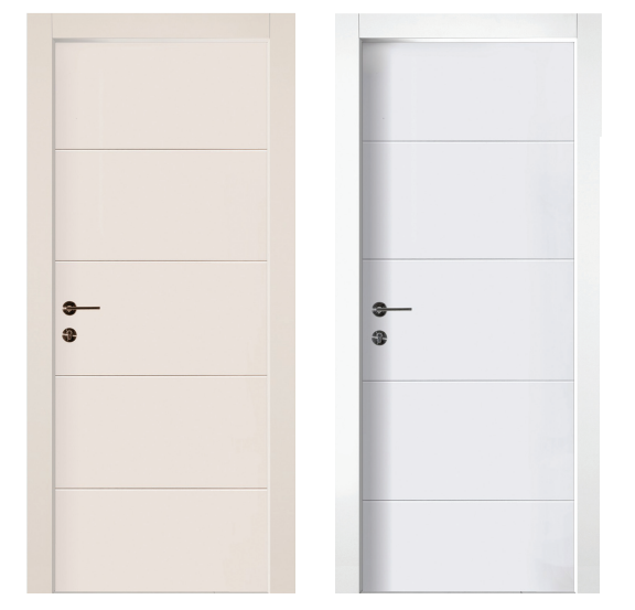 בית › דלתות פנים › דלתות פולימר › דלת פנים פולימר עם פסים מחורצים